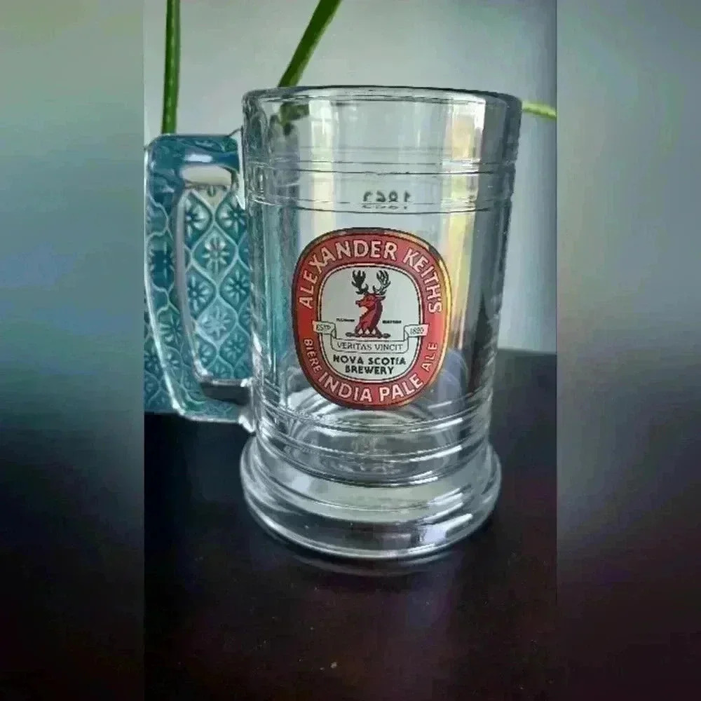 Alexander Keith's India Pale Glass Beer Mug Nova Scotia Brewery